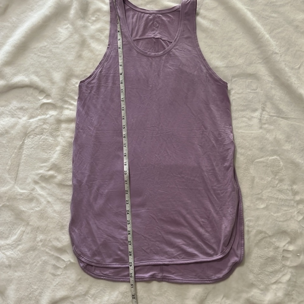Lilac Sleeveless Tank Top - Picture 6 of 9
